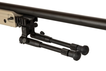 Airsoftová odstřelovací puška Warrior I (s dvojnožkou a optikou) - Tan