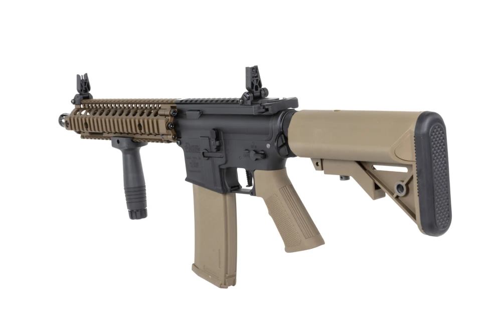 Specna Arms Daniel Defense® MK18 SA-P19 Prime™ Aster II ETU airsoft Carbine with Single Fire Only Chaos Bronze Brushless Motor