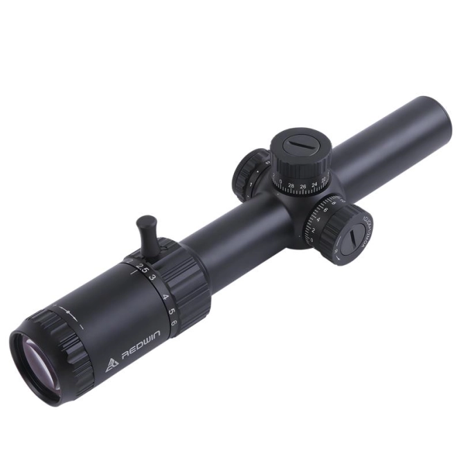 REDWIN Torero 1-6x24 MIL SFP Telescopio Corredizo Negro