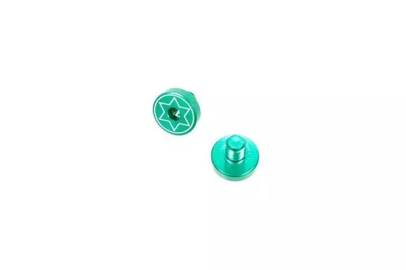 2 pcs grip set for 1911 type replicas - green