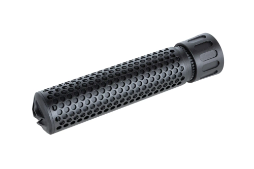 QDC 5KU replica sound suppressor kit with QD replica flame suppressor Black