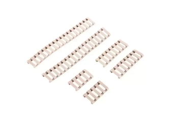 Set of RIS rail covering panels - dark earth