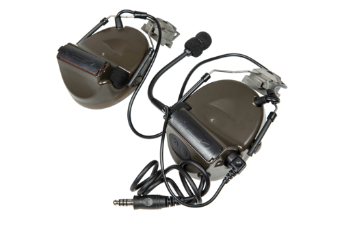 Z031 Headset for FAST Helmets - Foliage Green