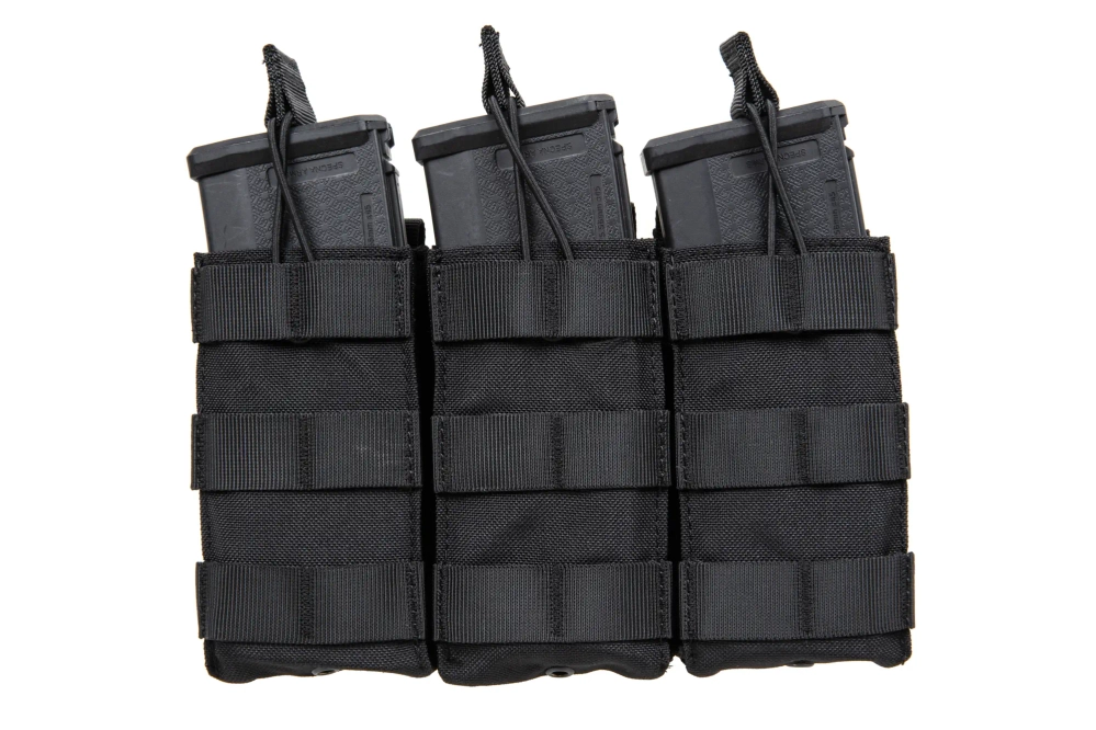 Driedubbele open lader voor M4/M16 magazijnen Specna Arms Zwart