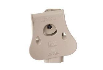 Polymerové pouzdro pro Glock 17/22/31 PRO LEVÁKY - tan