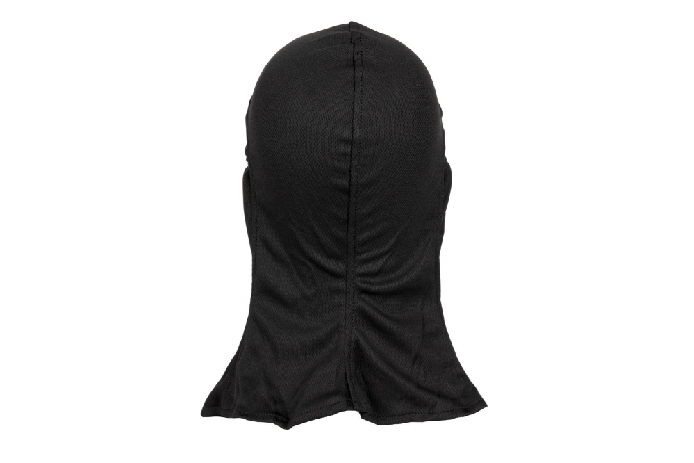 Cagoule légère avec protecteur facial - noir