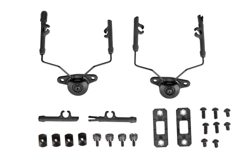 Tac-Sky auricular de montaje Comtac MK 2.0 (ARC, MLOK, TW) Negro