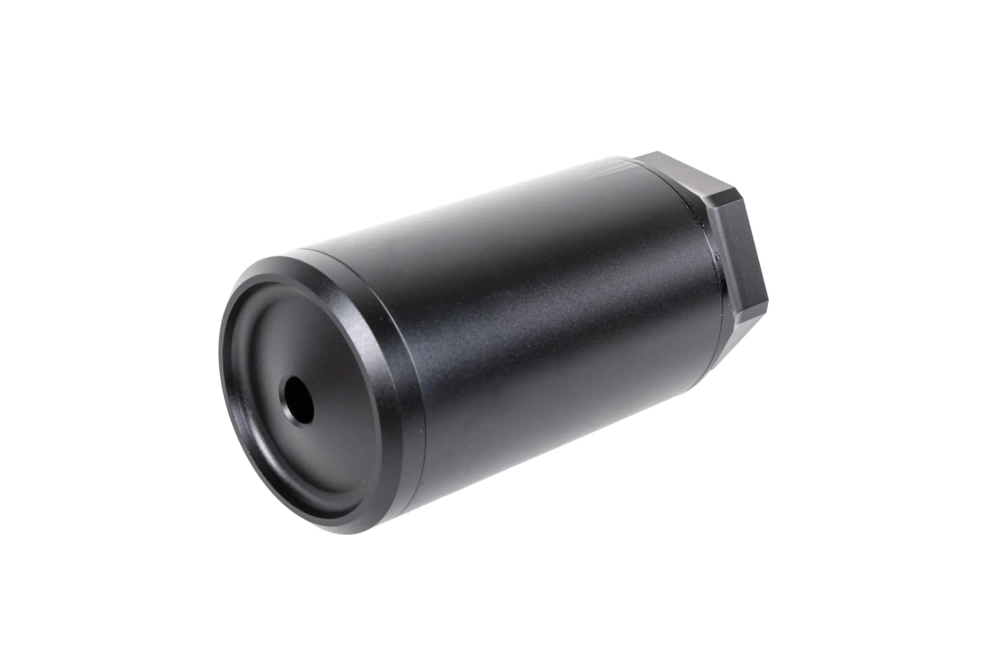 Aluminium geluiddemper "Fat Can" Silverback 14mm CCW kort
