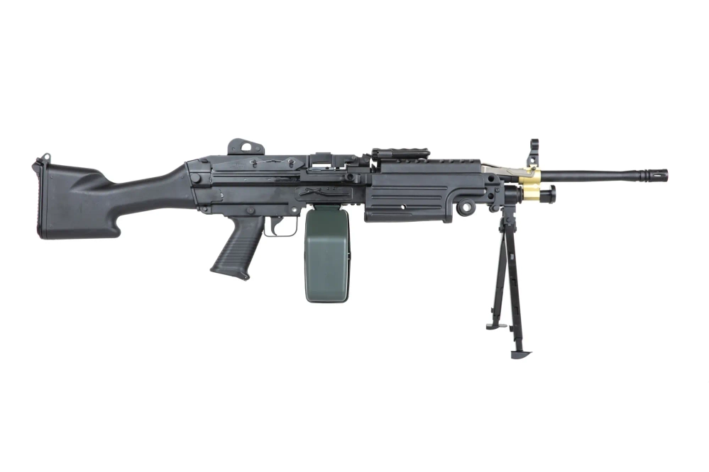 Ametralladora airsoft A&amp;K Cybergun M249 MK2 Negra