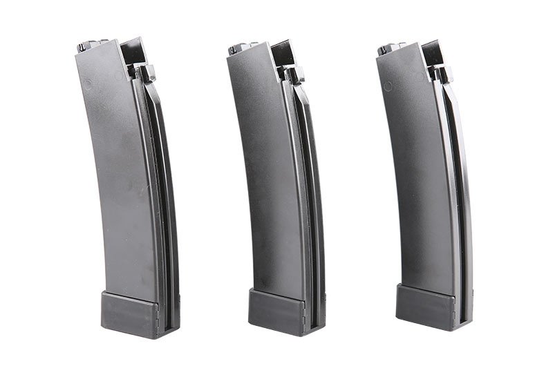 Set of 3 Low-Cap Magazines (75 BBs) for Scorpion EVO 3 - A1 Replicas