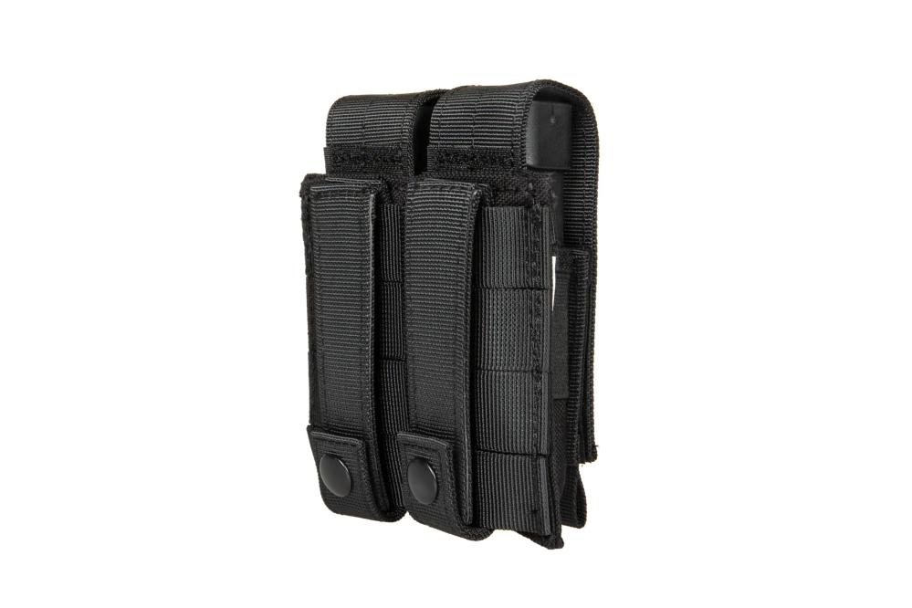 Doble pouch para pistola - Negro