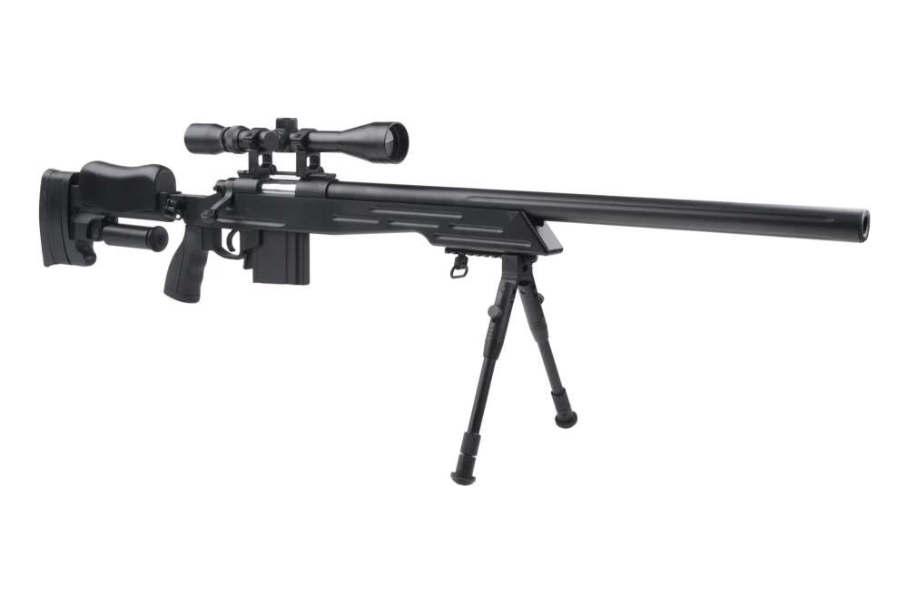 Airsoftová odstřelovací puška MB4413D - černá