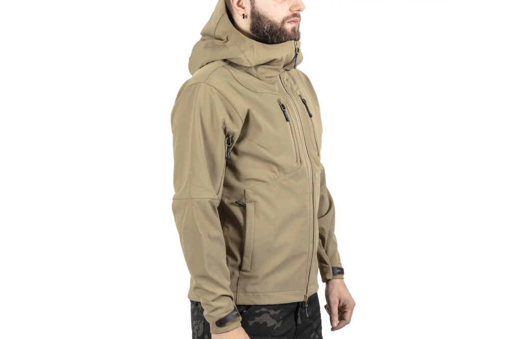 Kurtka Softshell Emerson Gear Blue Label "Spinosaurus" Khaki
