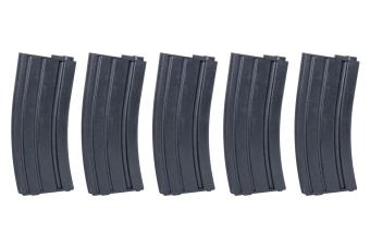 Lot de 5 speedloaders Mid-Cap SRC pour AR/M4 pour 140 plombs Tan + speedloader