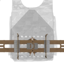 Faja unired dotsal Wosport Gridle ligera QD coyote brown