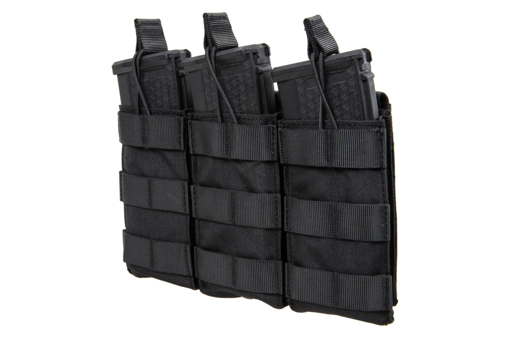 Cargador triple tipo abierto para cargadores M4/M16 Specna Arms Negro