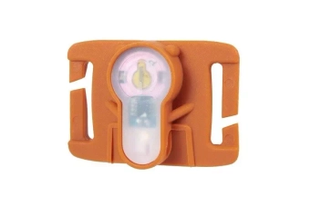 Lightbuck MOLLE electronic marker - orange (pink light)