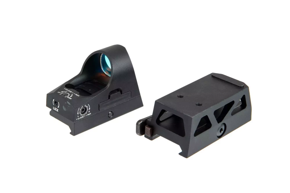 Replika celownika kolimatorowego 1x25 Mini Reflex - czarna