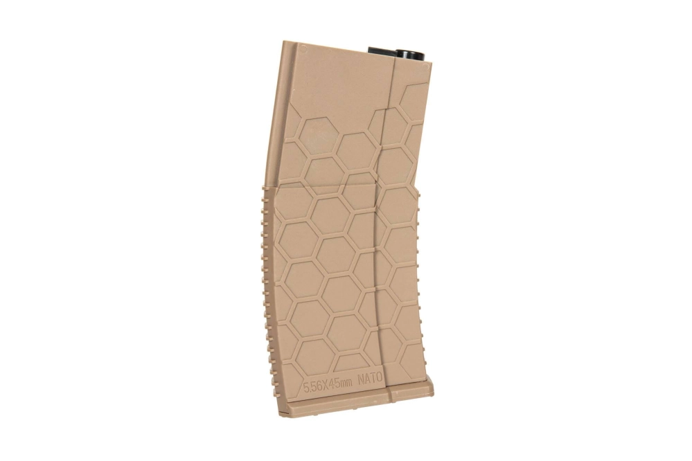 Polimerowy magazynek mid-cap HX 120 kulek do replik M4/M16 - tan
