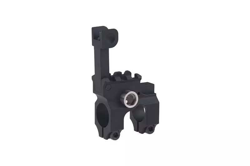 M4/M16 Gas Block with Foldable Front Sight - Black