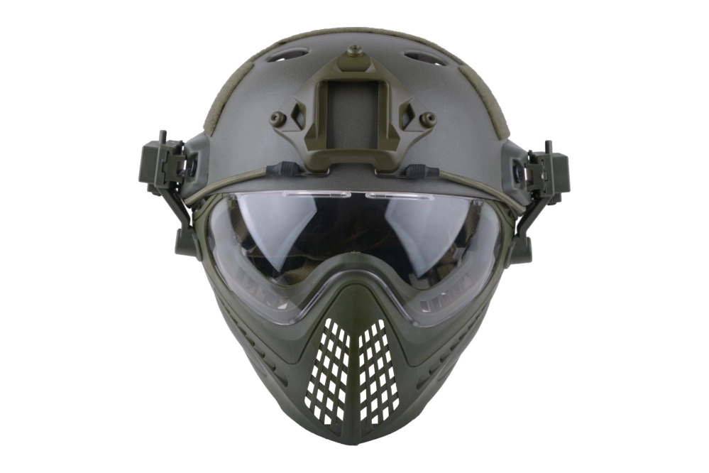 FAST PJ Réplique de casque de pilote - vert olive (OUTLET)
