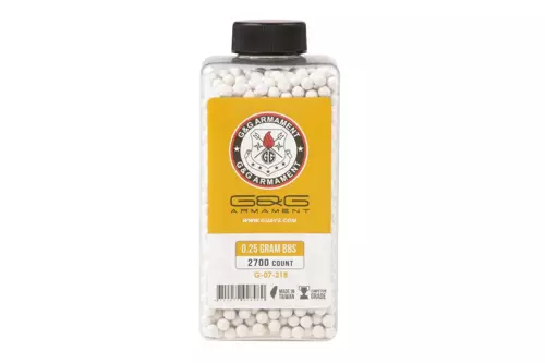 Bolas  0.25g G&G 2700 uds