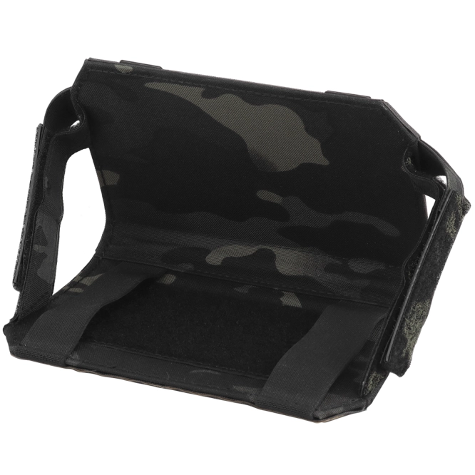 Funda táctica para teléfono Wosport MC Black con soporte plegable