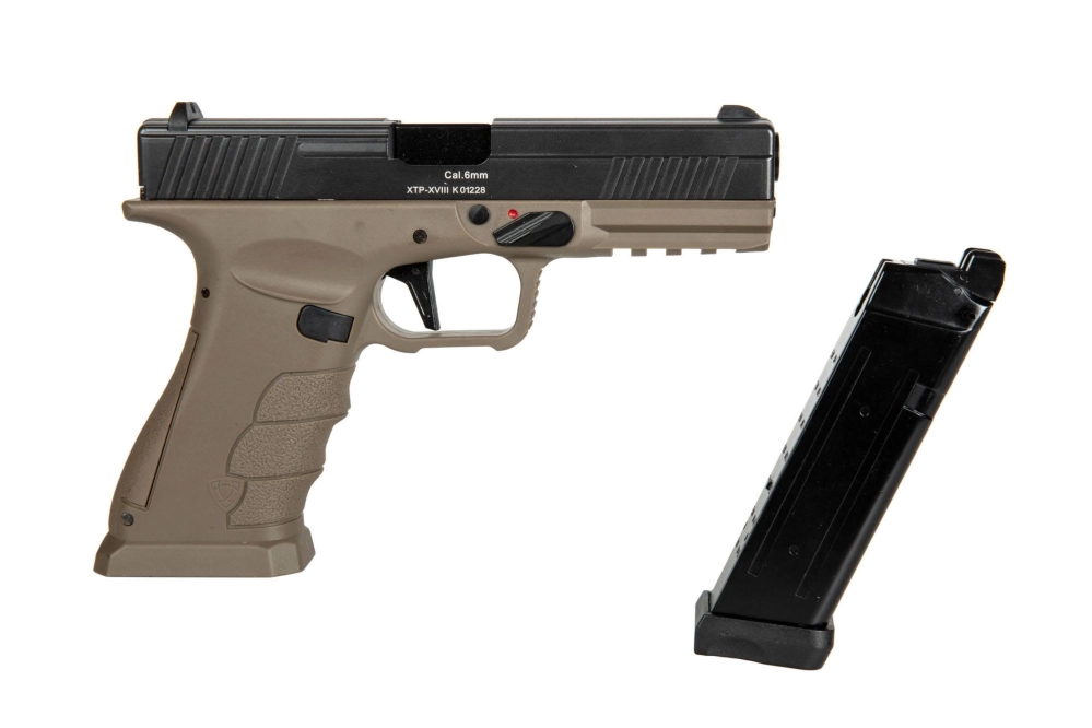 Airsoft pistole XTP.D - Poloviční opálení (CO2)