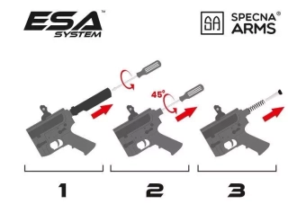 Specna Arms SA-E20 EDGE™ airsoft Carbine Black (OUTLET)