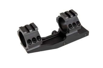 One-piece angled scope mount + upper RIS - Black