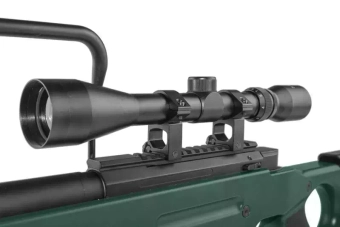 Airsoft pušky odstřelovací puška SV-98 CORE™ s dalekohledem a dvojnožkou - ruská zelená