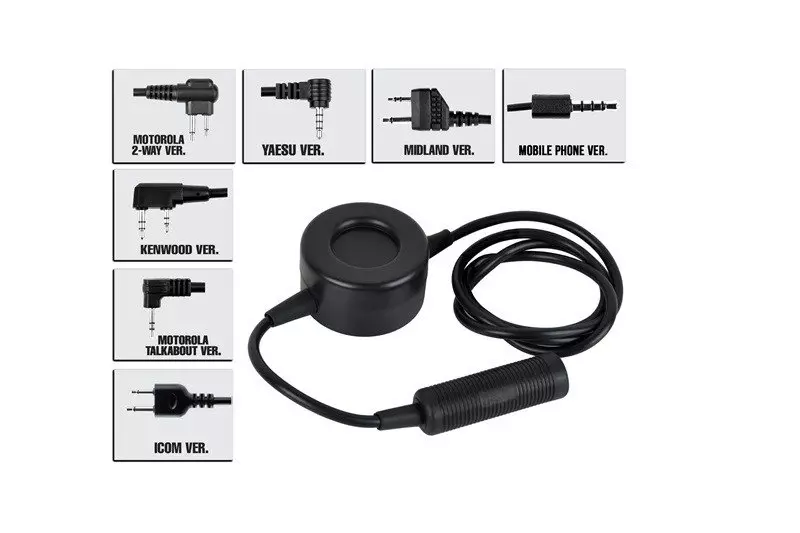 Tlačítko PTT TCI Military (Motorola 2-pin)