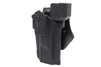 Funda Amomax para réplicas Hi-Capa con óptica (diestros) Negro