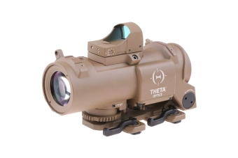 Luneta 4x32E z kolimatorem mini - tan