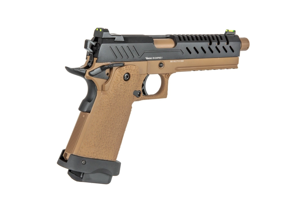 Vorsk Hi-Capa 5.1 Pistol Replica - Black/Tan