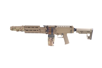 Replika lehkého kulometemuu AQUILA VII LMG - hnědá (OUTLET)