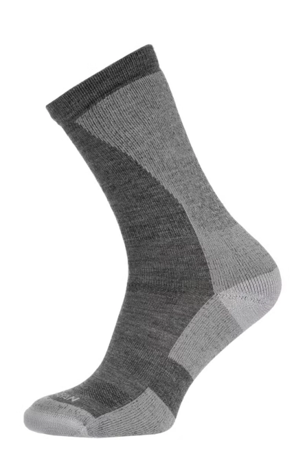 Na Giean ENHANCED MEDIUM WEIGHT CREW sokken NGCM0002 M (41-43) Grijs