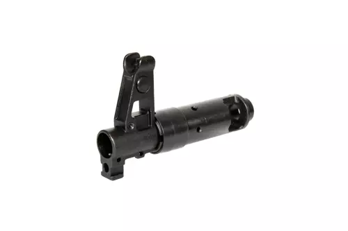 Steel front sight block & muzzle brake for LCK74 replicas