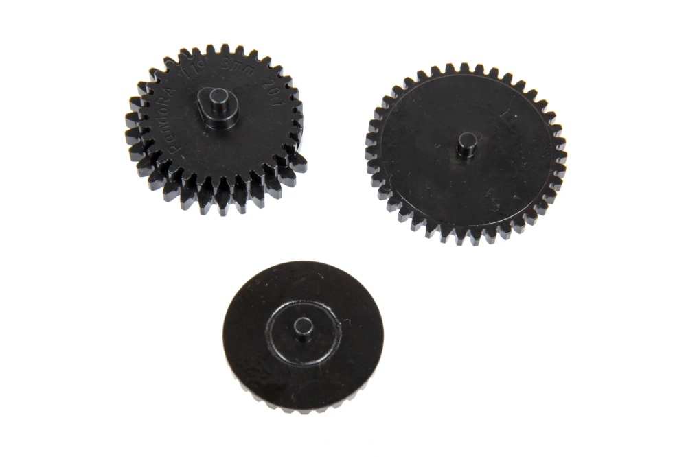 CNC SR25 stalen tandwielenset (19 tanden) Retro Arms PandoRA 21:1 (3mm)