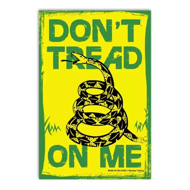 Naklejka - DON'T TREAD ON ME