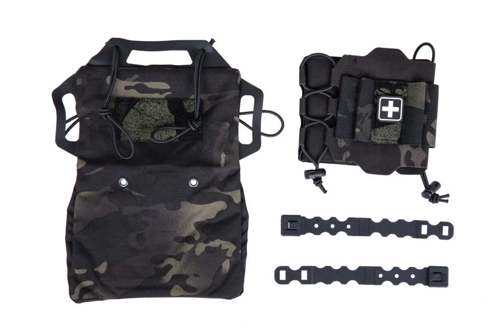 Tactical first aid kit with Molle panel Wosport MC Black