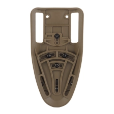Universele 360 graden tactische holsteradapter van Wosport met riembevestiging GB-ACC-22 Tan