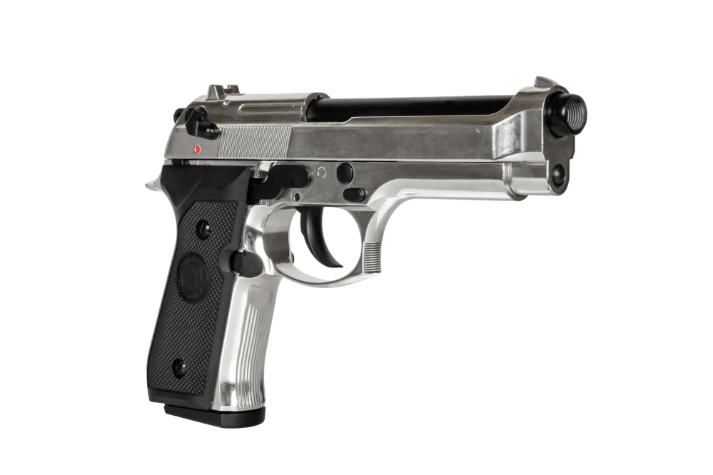 Replika pistool Double Bell M92 Zilver