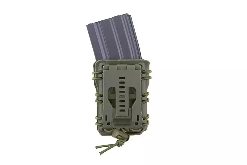 Pochette ouverte en V (B) pour chargeur 5,56 - vert olive
