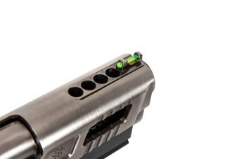Pistola de airsoft Hi-capun Velociraptor" de 3,8 fuerzas (Full Auto) - Plata"