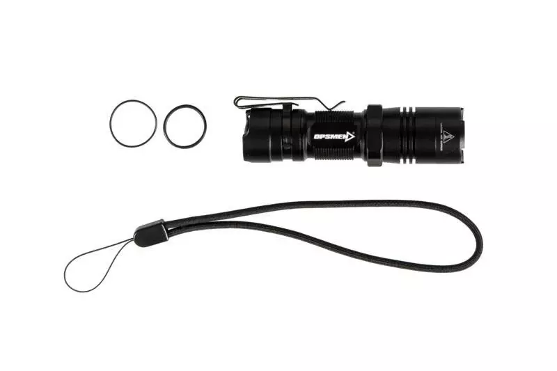 Svítilna tactical FAST 302-BK - černá