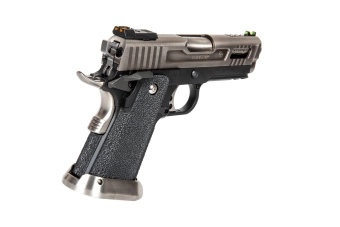Hi-Capa 3.8 Force “Velociraptor” (Full Auto) Pistol Replica - Silver