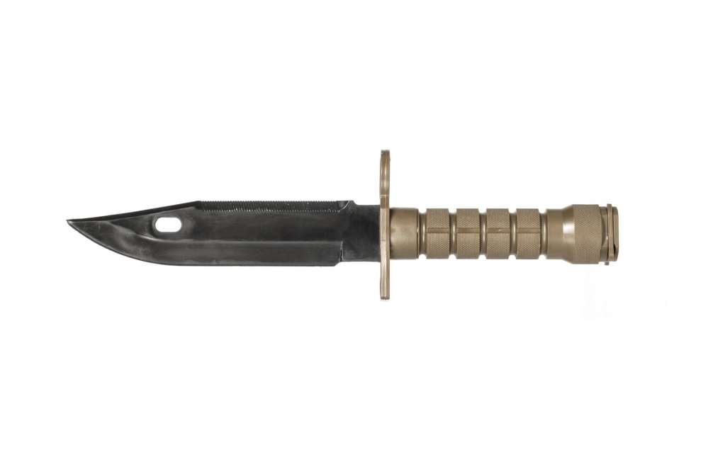 Výcvikový airsoftová zbraň bajonet TD203 - Tan