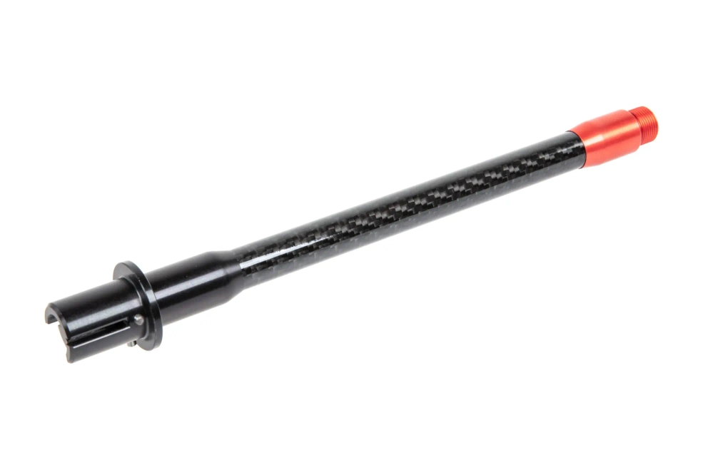 Cañón exterior Mancraft MSB Hybrid CNC-Carbon Speedsoft 9" Rojo