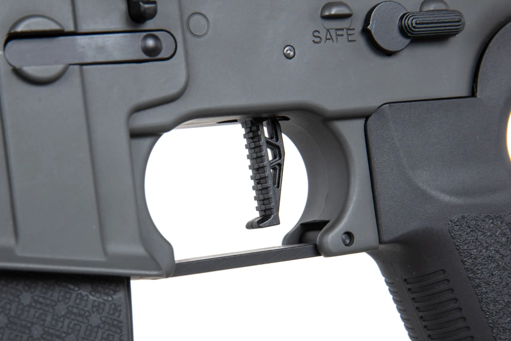 Airsoftová puška Specna Arms RRA SA-P17 Prime™ Light Ops Stock Aster II ETU s bezkomutátorovým motorem Šedá
